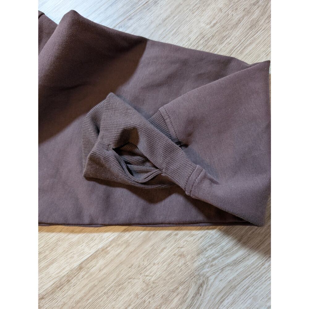 Old Navy Active Womens 2X Brown Dynamic Fleece Quarter Zip Pullover Sweatshirt - Picture 6 of 7